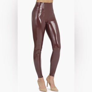 NWT SPANXshape Faux Leather Patent Leggings‎